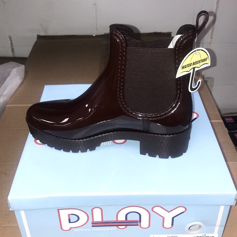 Jeffrey Campbell size 7 Cloudy - Brown Shiny